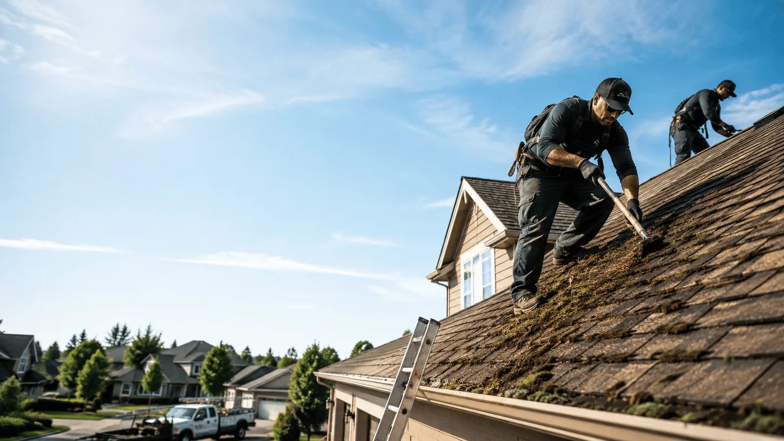 Roof Moss Removal in Metamora, IL near me